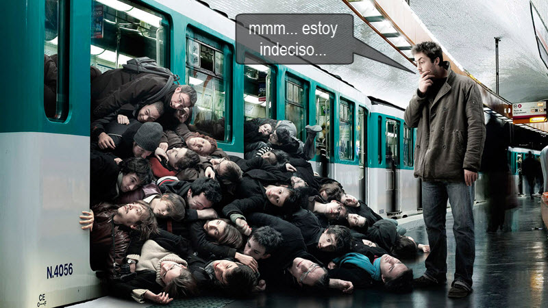 vela de indecision metro
