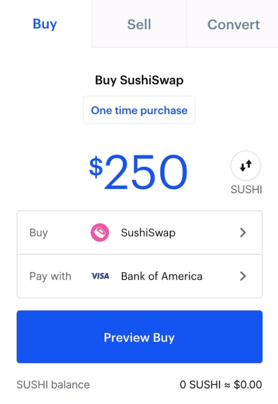 comprar tokens en SushiSwap