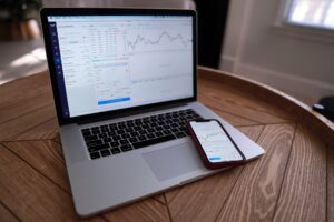 Gráfico de tendencias del mercado de valores